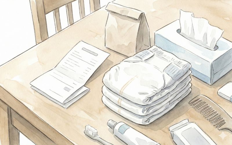 老人ホームで月額以外にかかりやすい実費（隠れコスト）をイメージした図