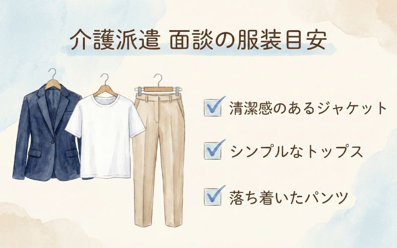 介護派遣の面談に適した服装の目安